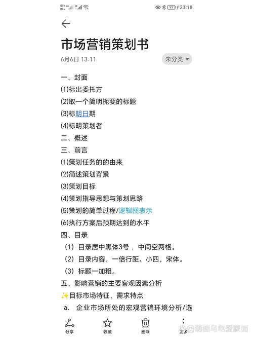 市场营销策划书